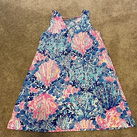 Lilly Pulitzer Kristen Dress for Women - Criss Cross Back Straps Detailing - Picture 3 of 5